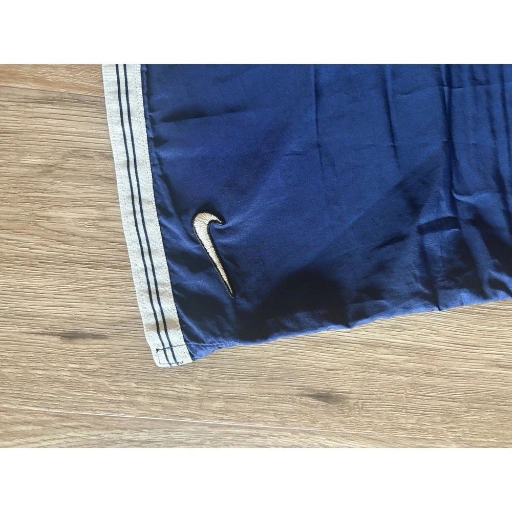 Nike Vintage Shorts Blue Swoosh Lined Shorts Mens XL